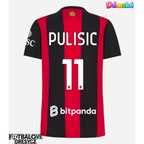 AC Milan Christian Pulisic #11 Dámské Domácí Dres 2026-27 Krátký Rukáv